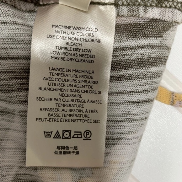 Free People Hey Girl Cotton Strappy Tank Top Floral Army Combo Small NEW. 339 - Picture 5 of 5